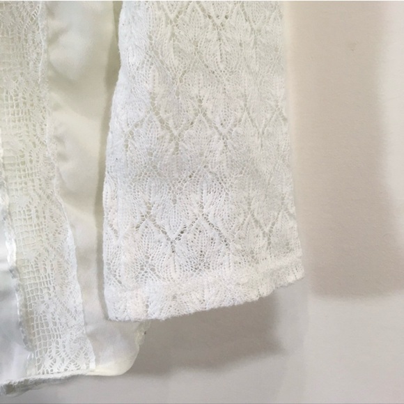 Anthropologie Knit Sweater Sz Large White - Picture 10 of 12